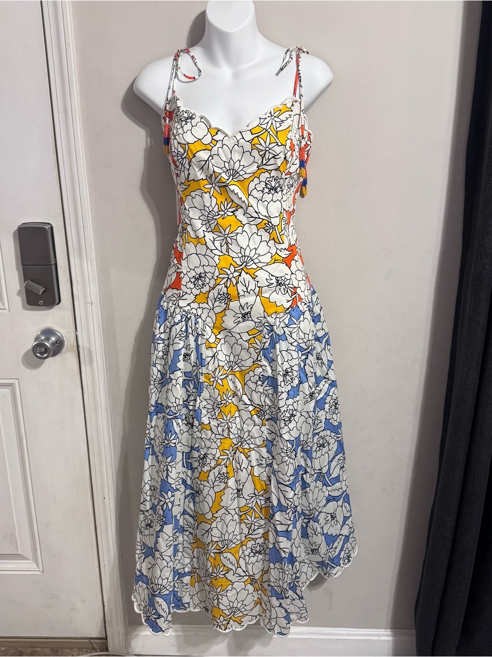 Floral Anthropologie Dress Large